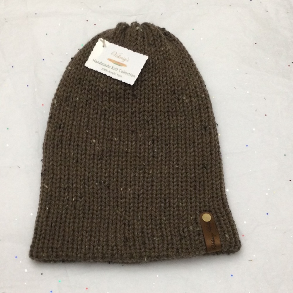 (2 Styles/1 Price) Unique Knit Reversible Beanie